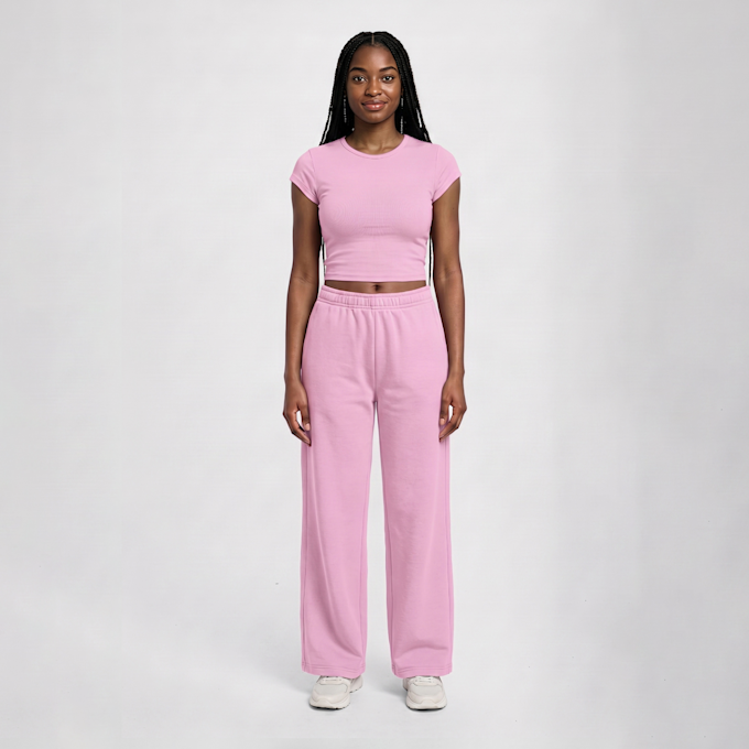 Urban Classics Ladies Super Slim Short Sleeve Tee rosa 102035 3