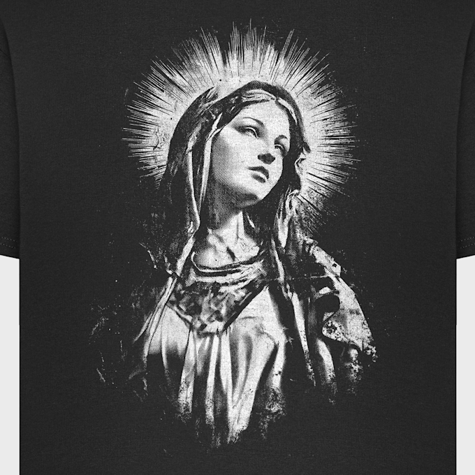 Mister Tee True Strength Mary Oversize Tee nero 102041 4