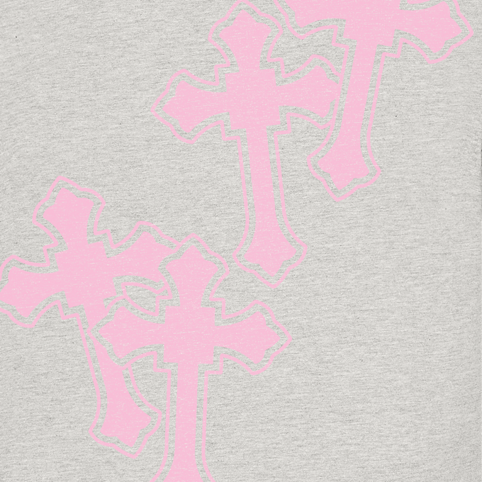 Mister Tee Six Crosses Oversize Tee gris 102039 3