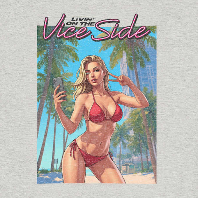 Mister Tee Vice Side Oversize Tee grau 102043 3