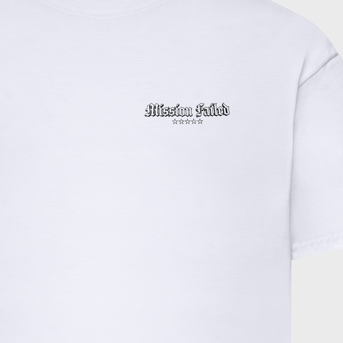 Mister Tee Mission Failed Oversize Tee bianco 102007 3