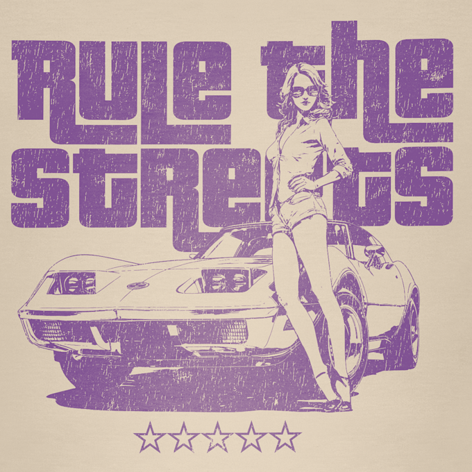 Mister Tee Rule The Streets Oversize Tee bege 102008 3