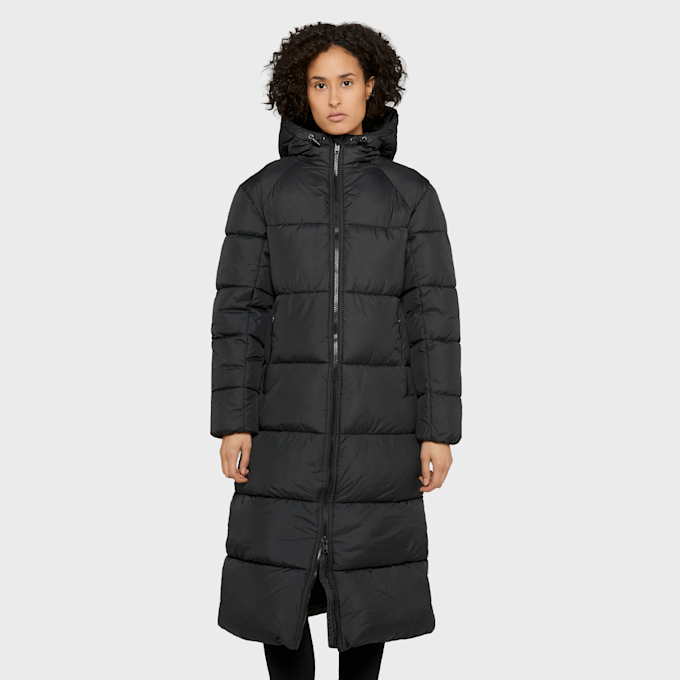 Urban Classics Ladies Ultra Long Coat zwart 102037 1