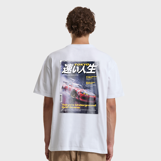 Mister Tee Tokyo Underground Oversize Tee bianco 102009 1