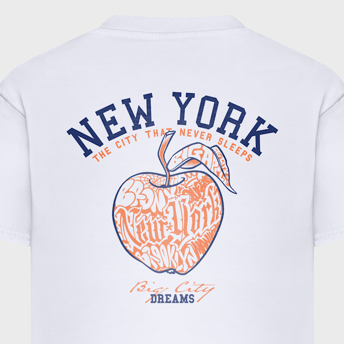 Mister Tee Urban New York Oversize Tee weiß 102014 4