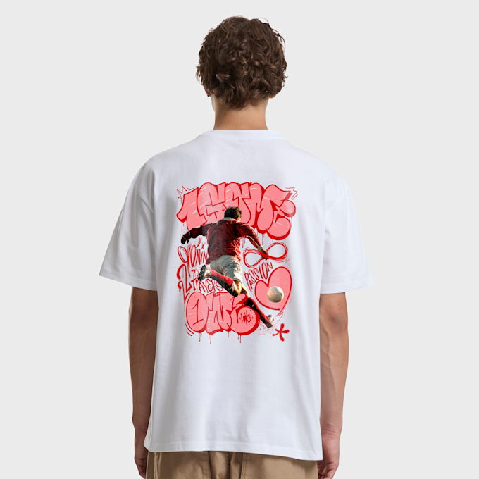 Mister Tee One Game One Love Oversize Tee weiß 102015 1