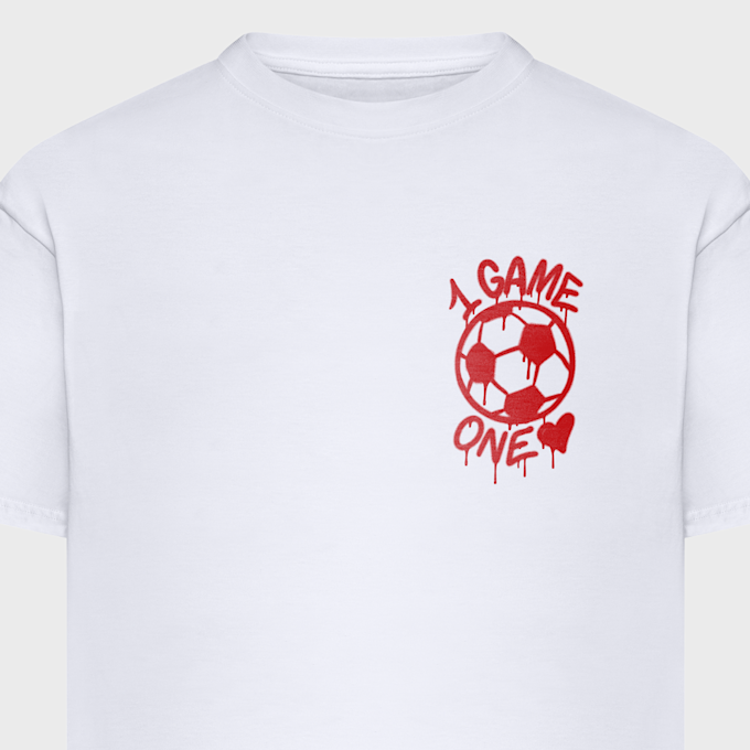 Mister Tee One Game One Love Oversize Tee weiß 102015 3