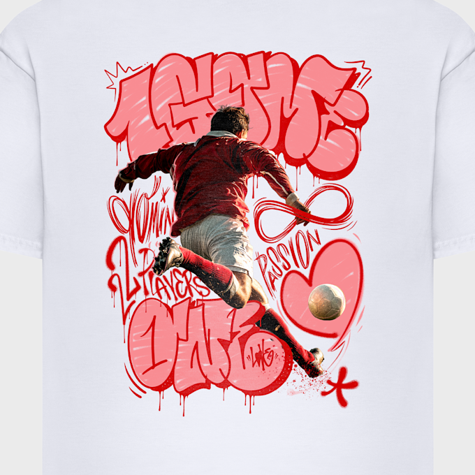 Mister Tee One Game One Love Oversize Tee wit 102015 4