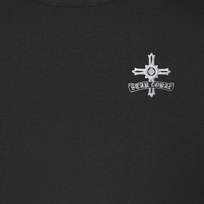 Mister Tee Stay Loyal EMB Oversize Tee TBC zwart 102019 3