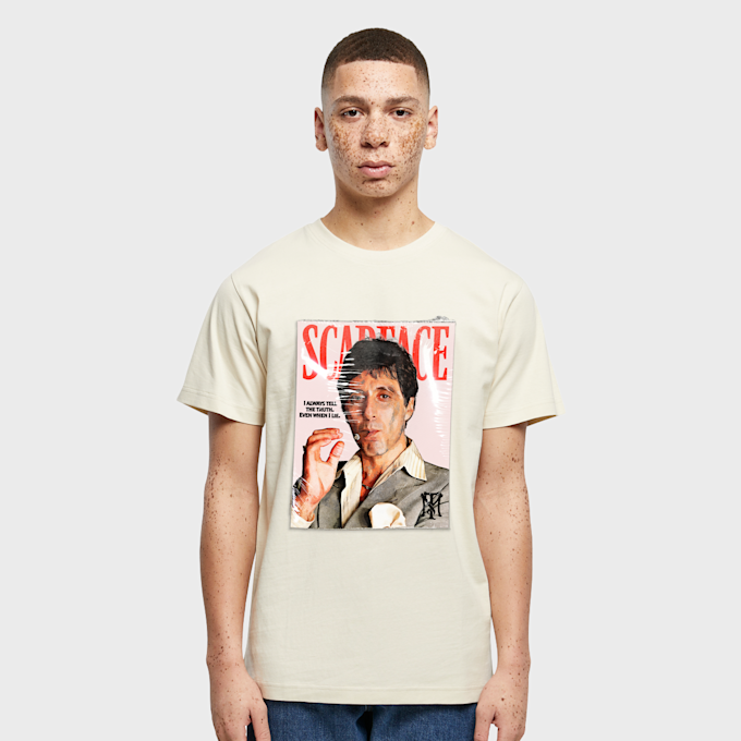 Mister Tee Scarface Magazine Cover Tee beige 102084 1