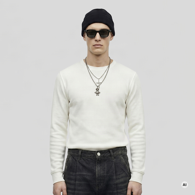 Urban Classics Loose Longsleeve Shirt weiß 102374 1