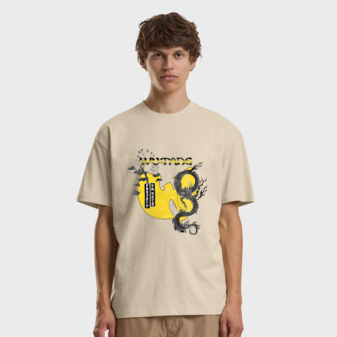 Mister Tee Wu Tang Dragon Oversize Tee bege 102339 1