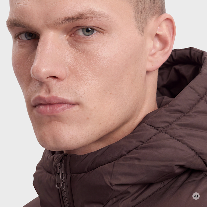 Urban Classics Puffer Jacket With Hood Gelb 102338 3