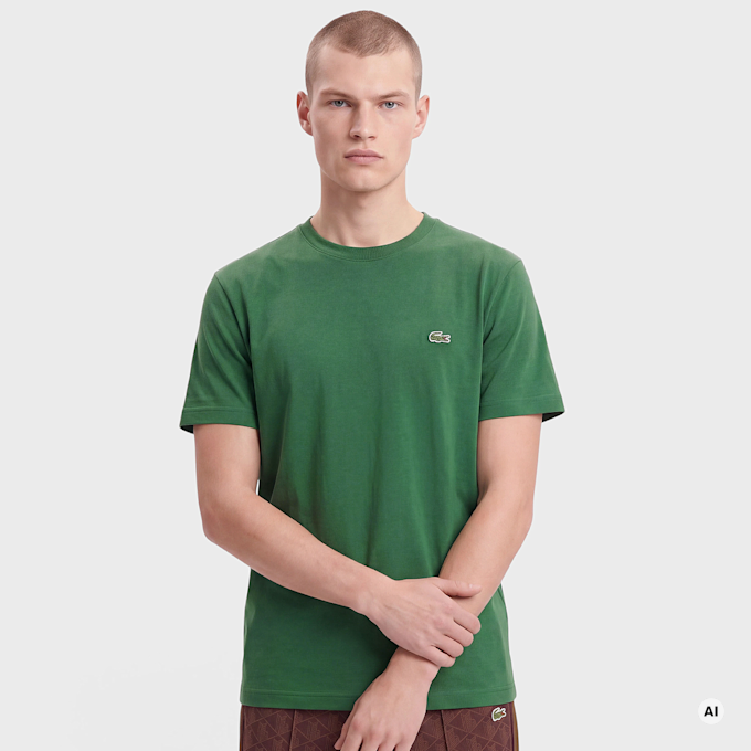Lacoste T-SHIRTS & ROLLIS green blanco 102542 2