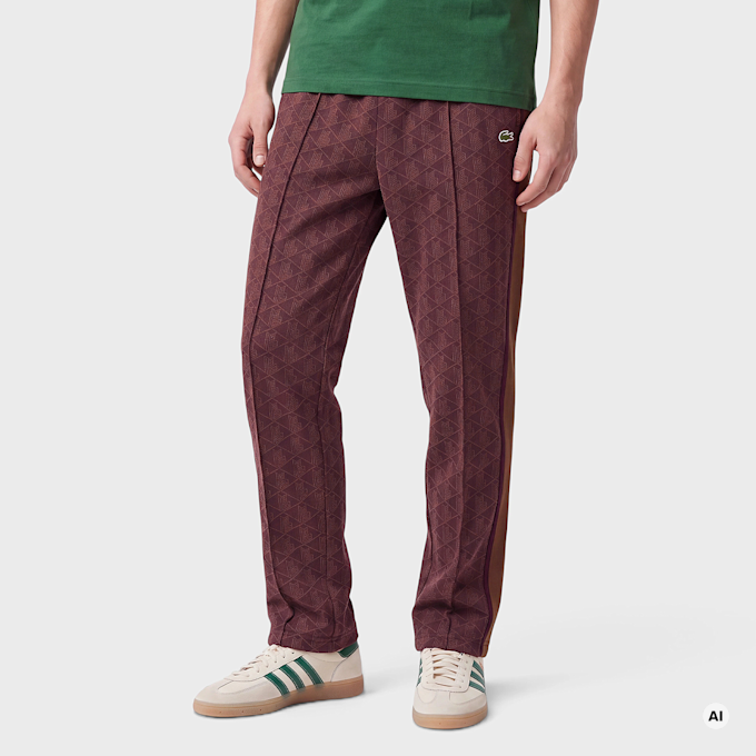 Lacoste TRAININGSANZÜGE Hos./Zus. mascara brown/oxalis zielony 102509 1