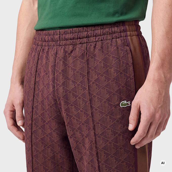 Lacoste TRAININGSANZÜGE Hos./Zus. mascara brown/oxalis groen 102509 2