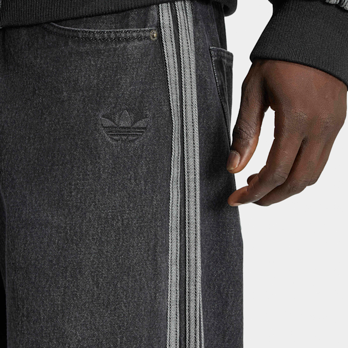 adidas Originals Superstar Denim Jeans Mid-Rise Straight Leg schwarz 102774 3