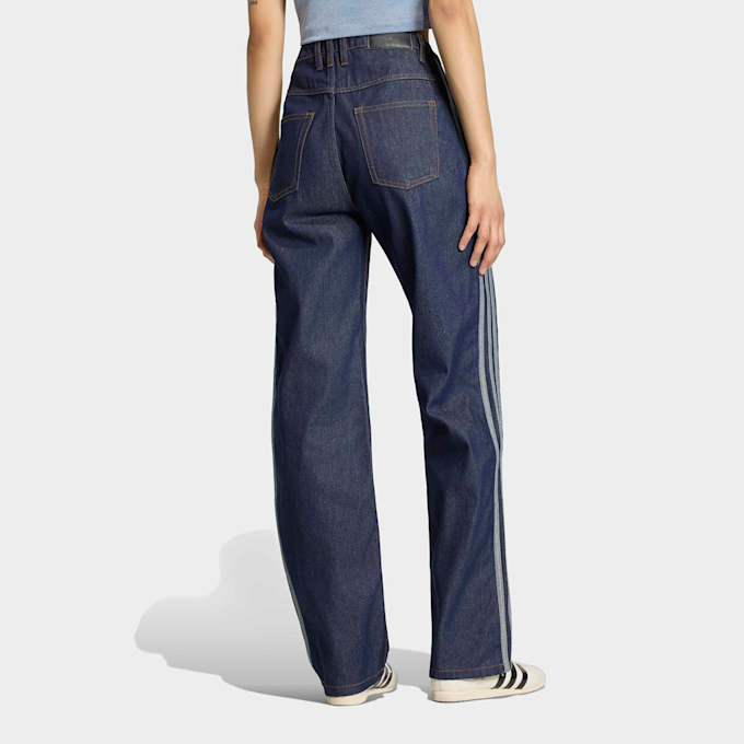 adidas Originals Firebird Mid Rise Straight Denim Pants blau 102776 2