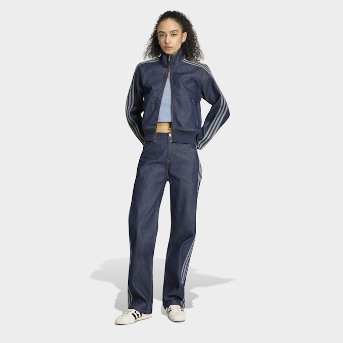 adidas Originals Firebird Mid Rise Straight Denim Pants blau 102776 5
