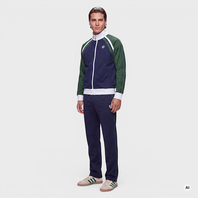 Sergio Tacchini Ghibli Piquet Tracktop blauw 102795 4