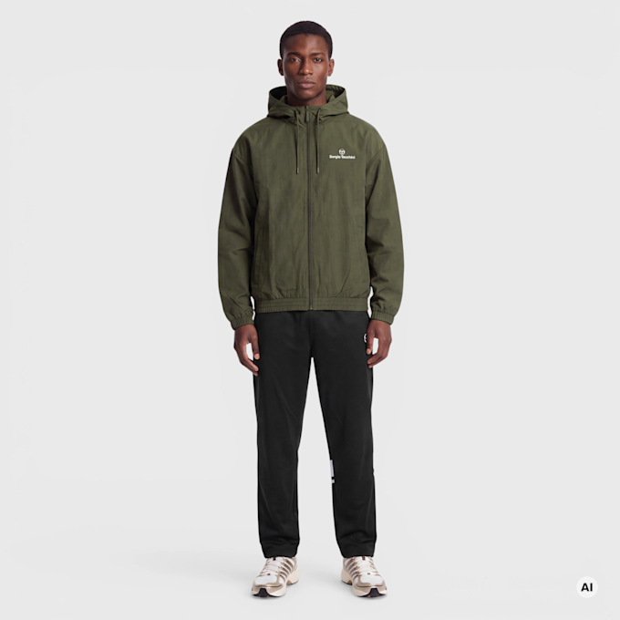 Sergio Tacchini Carson Ripstop Stretch Hoodie Tracktop grün 102797 4