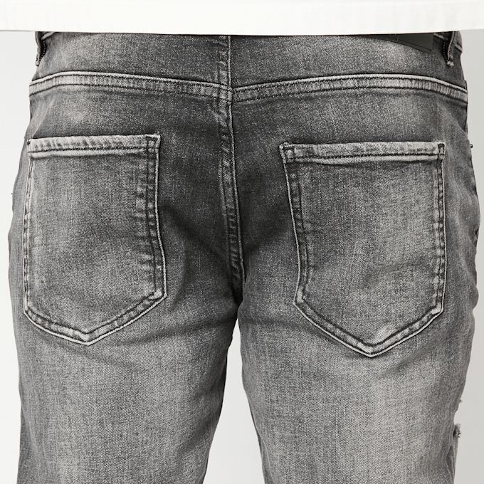 2Y STUDIOS Pedro Ripped Slim Fit Jeans grijs 102822 4