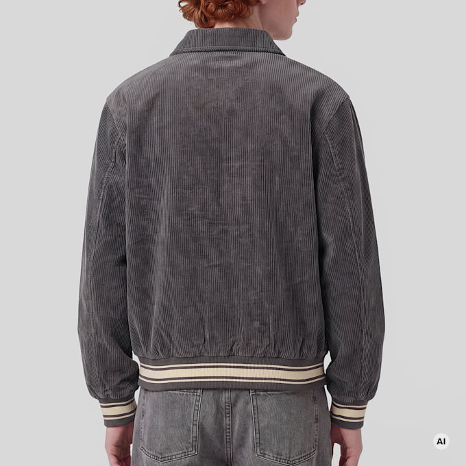 Decibel Cropped Jacket with Belt grijs 102863 2