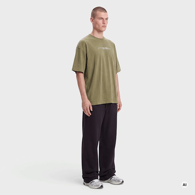 HALO Graphic Boxy T-Shirt groen 102869 3