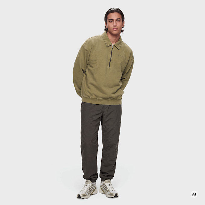 HALO Boxy Polo Sweat zielony 102876 4
