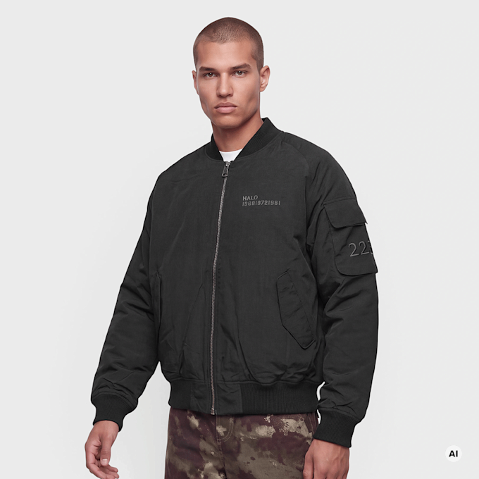 HALO Cordura Bomber Schwarz 102882 1