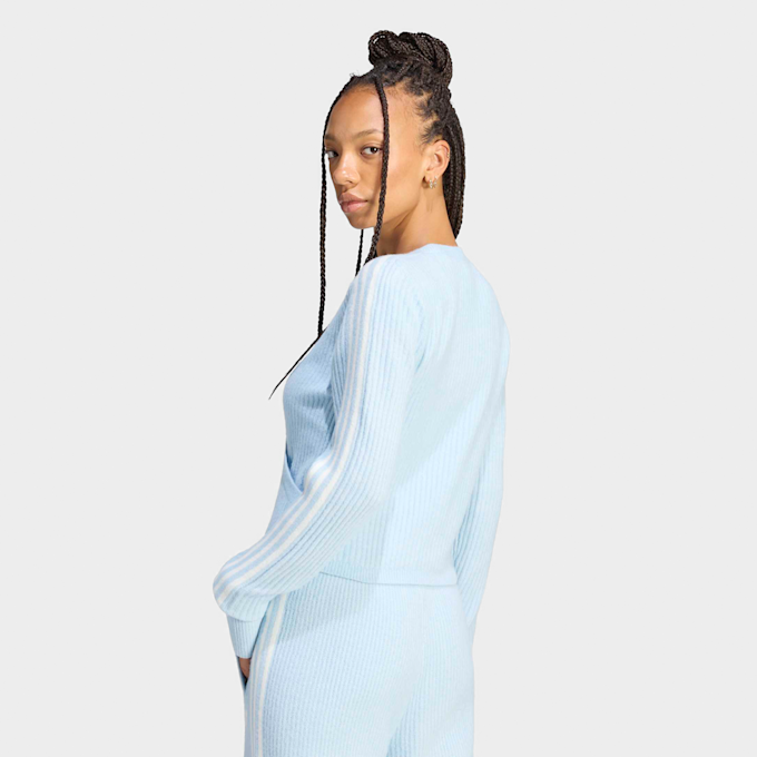 adidas Originals Adiluna Season 2 X Jennie Knitted Wrap Around Cardigan niebieski 102956 2