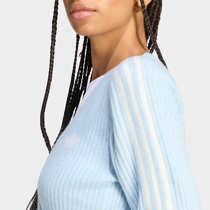 adidas Originals Adiluna Season 2 X Jennie Knitted Wrap Around Cardigan niebieski 102956 4