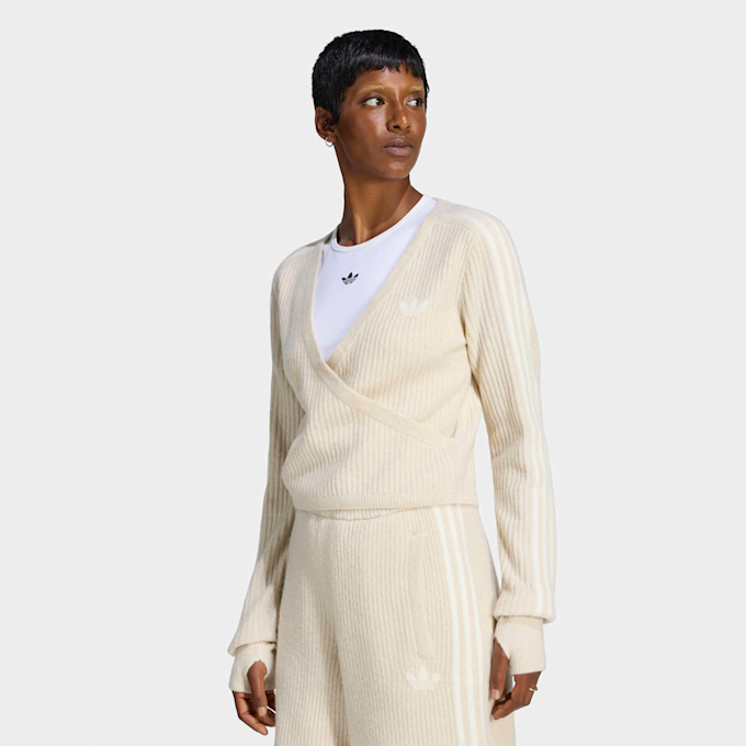 adidas Originals Adiluna Season 2 X Jennie Knitted Wrap Around Cardigan beige 102957 1