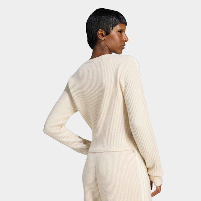 adidas Originals Adiluna Season 2 X Jennie Knitted Wrap Around Cardigan bež 102957 2