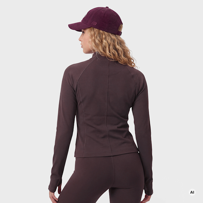 New Balance Harmony Fitted Full Zip czerwony 102951 2