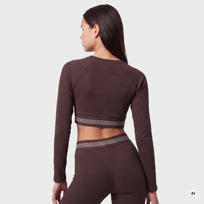 New Balance AC Fitted Long Sleeve Red 102940 2