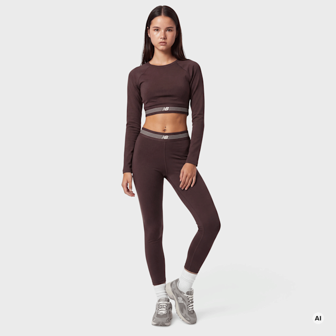 New Balance AC Fitted Long Sleeve rood 102940 4