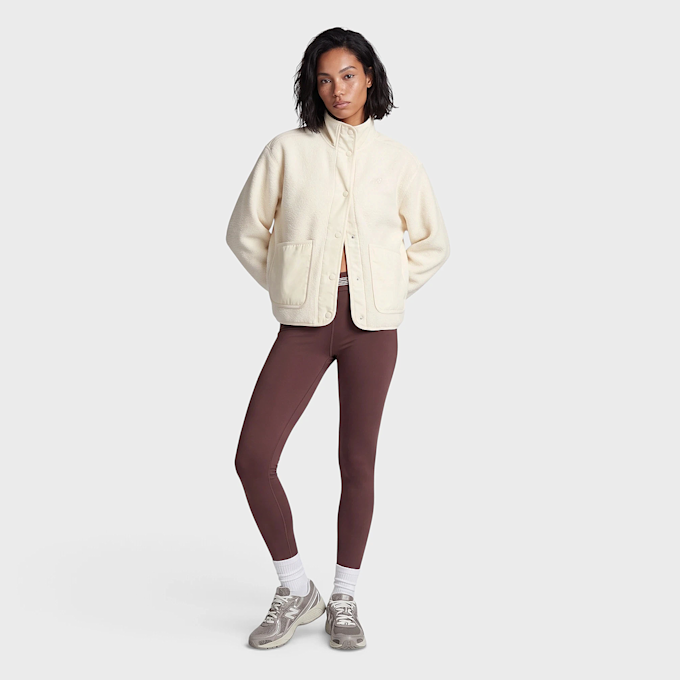 New Balance High Pile Fleece Jacket Beige 102945 5