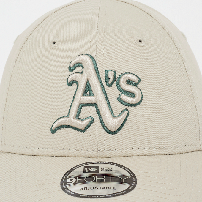 New Era 9FORTY Team Outline Oakland Athletics beż 102960 4