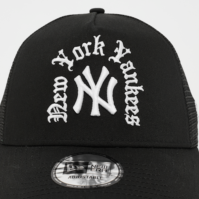 New Era 9FORTY Wordmark Trucker New York Yankees noir 102971 4