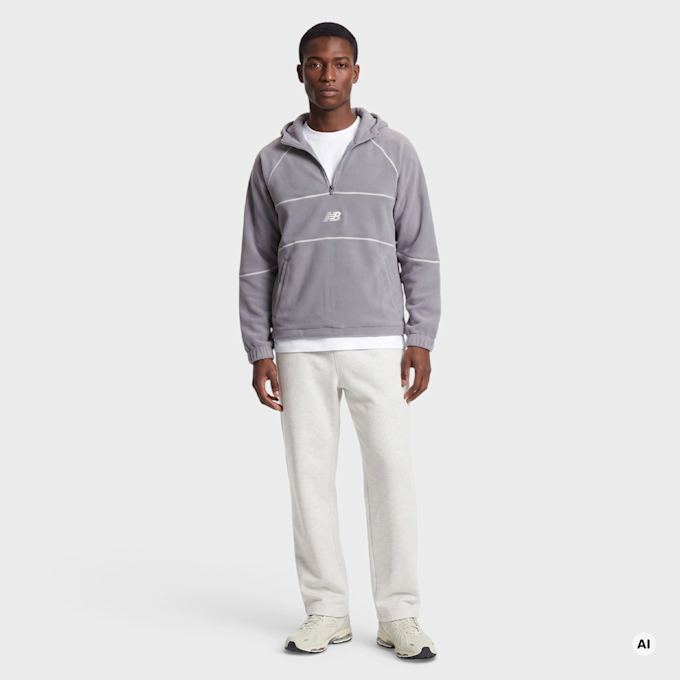 New Balance Trackside Polar Fleece Hoodie pourpre 102986 4