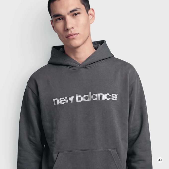 New Balance Nocturnal Run Flash Hoodie Grigio 102989 3