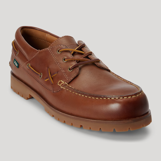 Polo Ralph Lauren Ranger Deck Casual Shoe Boat Marrone 103017 2