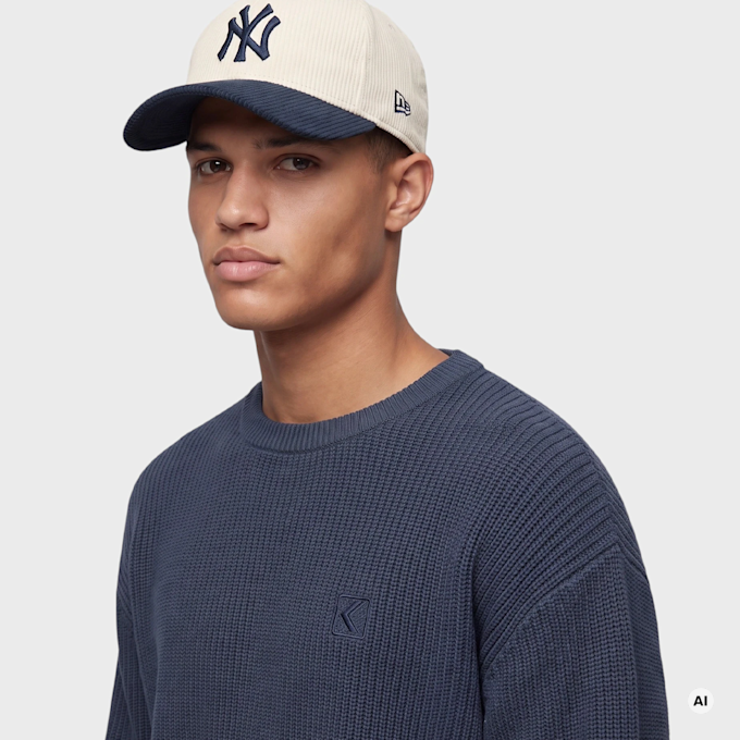 Karl Kani OG Knit Oversized Crew Blau 103063 3