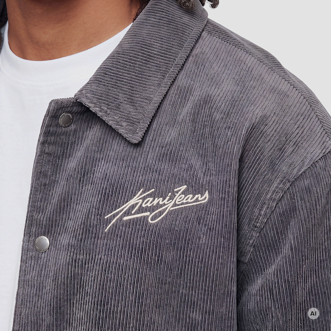 Karl Kani Corduroy Oversized College Jacket grau 103050 3