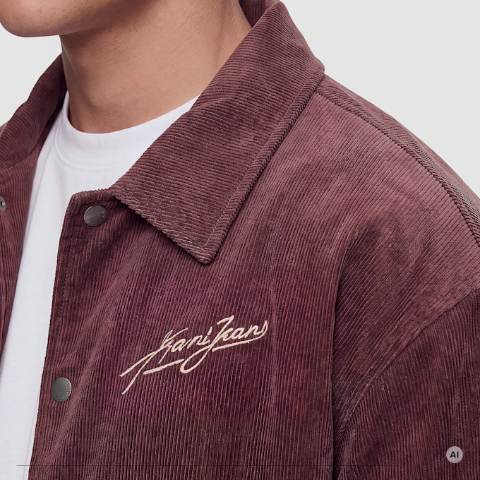 Karl Kani Corduroy Oversized College Jacket braun 103051 3