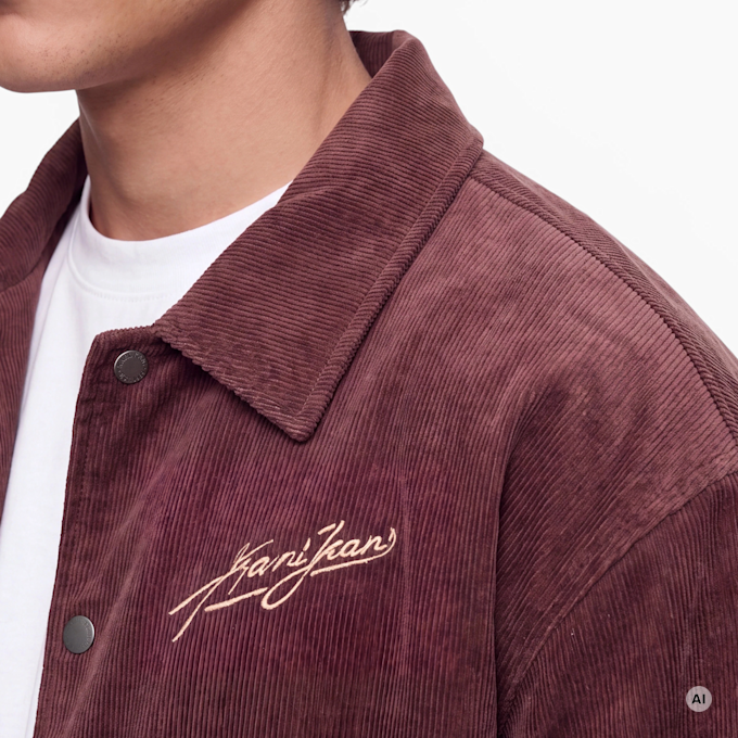 Karl Kani Corduroy Oversized College Jacket castanho 103051 3