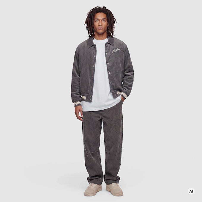 Karl Kani OG Corduroy Relaxed Baggy Pants grau 103052 3