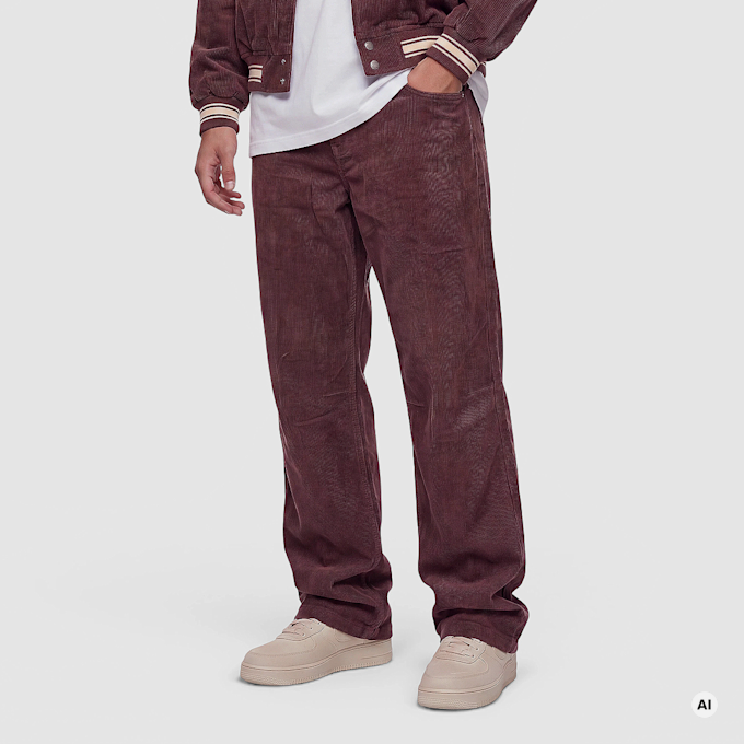 Karl Kani OG Corduroy Relaxed Baggy Pants bruin 103053 1
