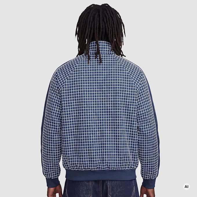 Karl Kani Signature Check Sidestripe Trackjacket plava 103054 2
